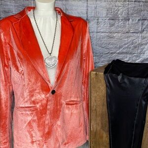 Hanayome Pink Velour Blazer